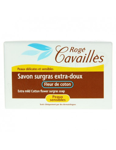 Rogé Cavaillès Savon surgras extra-doux Fleur de coton 150g