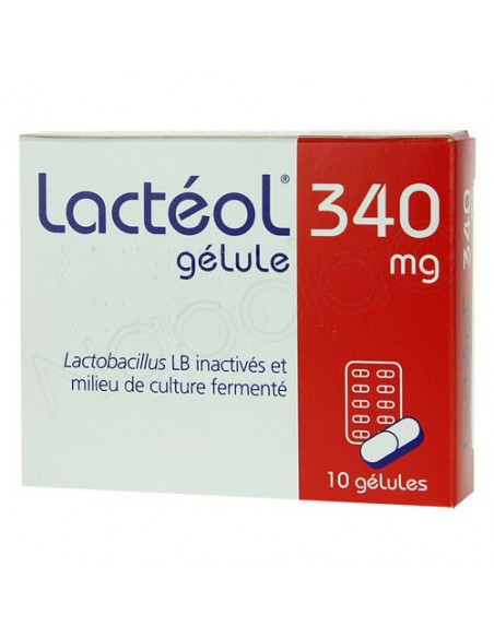 Lactéol 340mg 10 Gélules