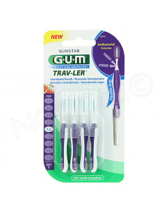 Gum Trav-Ler Brossette interdentaire x4 12mm Sunstar - 1