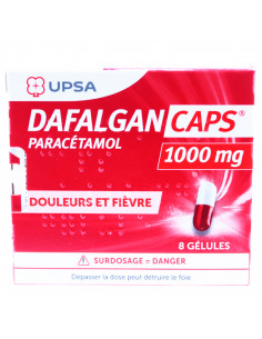 boite de dafalgan caps 1000mg 8 gélules