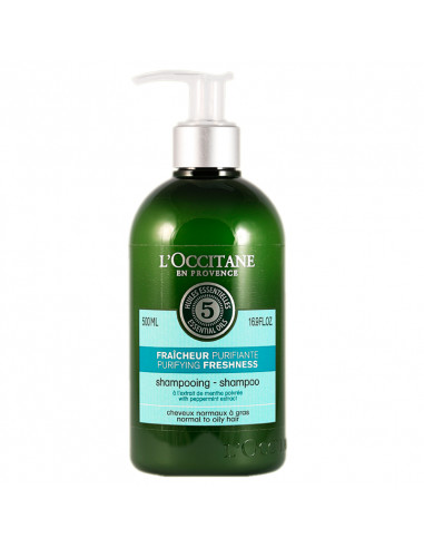 L'Occitane Shampooing Fraîcheur Purifiante flacon-pompe 500ml