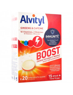 Alvityl Boost Energie Physique et Mentale 20 comprimés effervescents