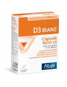 Pileje D3 Biane Capsules. 30 capsules marines