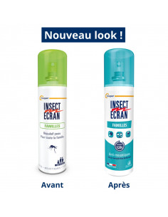 INSECT ECRAN ANTI-MOUSTIQUES ZONES INFESTEES LOT DE 2X100ML