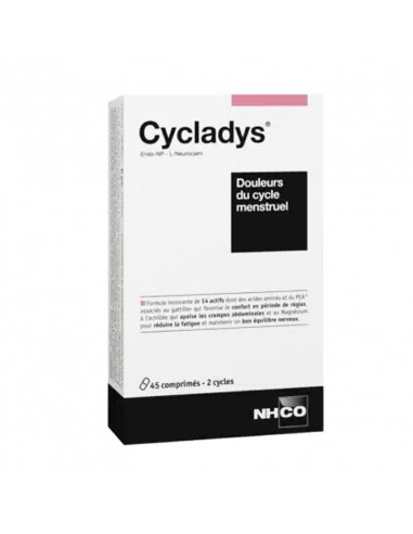 NHCO Cycladys Douleurs du Cycle Menstruel. 45 comprimés