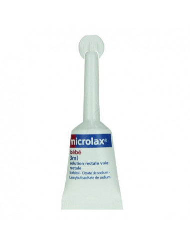 Microlax bébé solution rectale 4 récipients unidoses de 3 ml