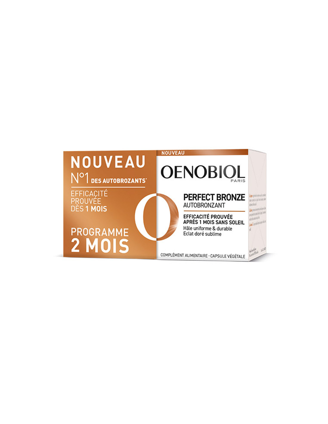 Oenobiol Perfect Bronze Autobronzant Lot 2x30 Capsules Archange Pharma