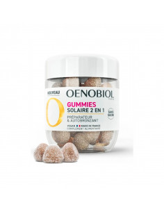 Oenobiol Gummies Solaire 2 en 1 Préparateur & Autobronzant 60 gummies