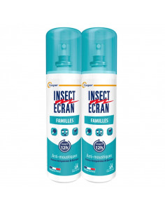 Insect Ecran Familles Spray Anti-moustiques. Lot 2x100ml