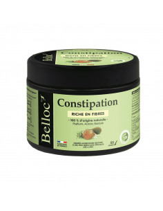 Belloc Constipation Poudre 184g pot vert noir