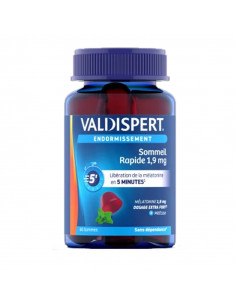 Valdispert Endormissement Sommeil Rapide 1,9mg. 30 gommes