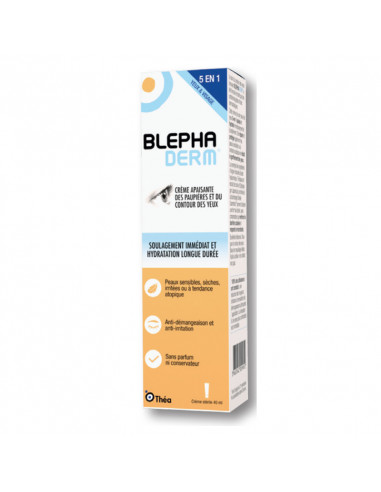 BlephaDerm Crème Apaisante Paupières. 40ml