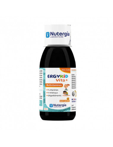 Nutergia Ergykid Vita+ Multivitamines. 150ml