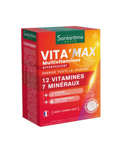 Santarome Vita'Max Effervescent. 20 comprimés