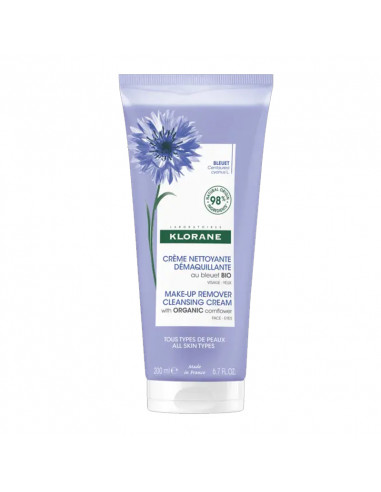 Klorane Bleuet Crème Nettoyante Démaquillante. 200ml