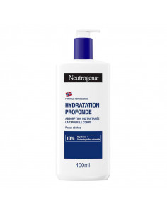 Neutrogena Lait Corps Hydratation Profonde Flacon Pompe 400 ml Bleu nouvelle formule