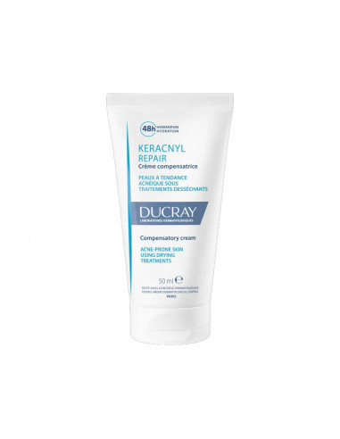 Ducray Keracnyl Repair Crème Compensatrice Visage. 50ml