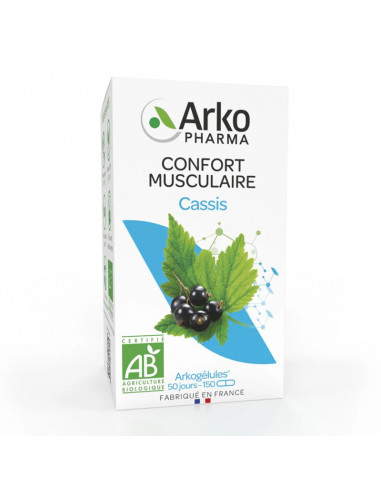 Arkogélules Cassis Bio Mobilité Articulaire. 150 gélules