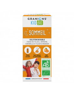 Granions Kid Bio Sommeil Solution Buvable. 125ml sirop abricot enfant