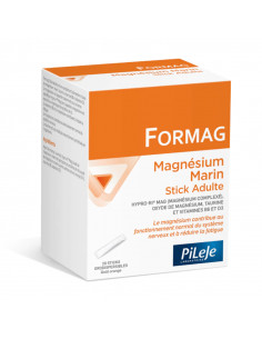 Pileje Formag Stick Adulte. 20 sticks orodispersibles magnesium marin