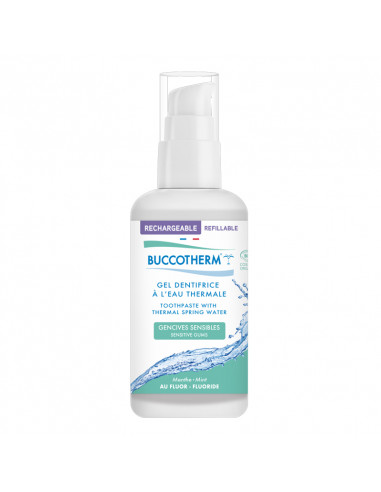 Buccotherm Gel Dentifrice Gencives Sensibles. Flacon rechargeable 100ml