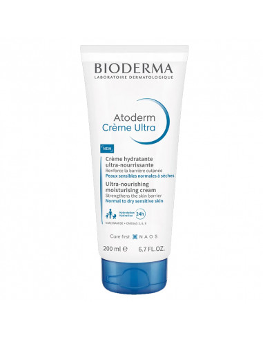 Bioderma Atoderm Crème Ultra Hydratante Nourrissante. 200ml tube