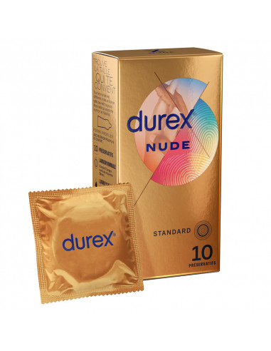 Durex Nude Standard. 10 préservatifs