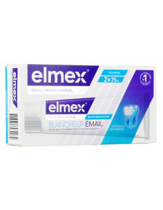 Elmex Email Professional Blancheur Dentifrice. Lot 2x75ml