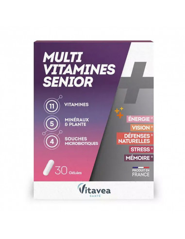 Vitavea Multi Vitamines Senior+. 30 gélules