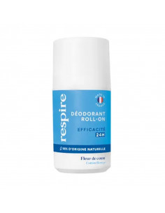 Respire Déodorant Roll-on 24h Fleur de Coton. 50ml