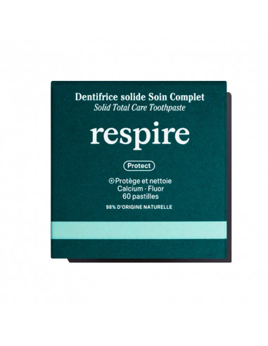 Respire Dentifrice Solide. x60 pastilles