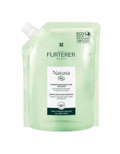 Furterer Naturia Shampooing Micellaire Douceur. Eco-recharge 400ml