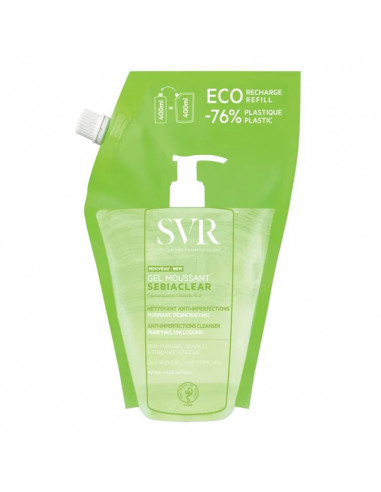 SVR Sebiaclear Gel Moussant. Eco-recharge 400ml