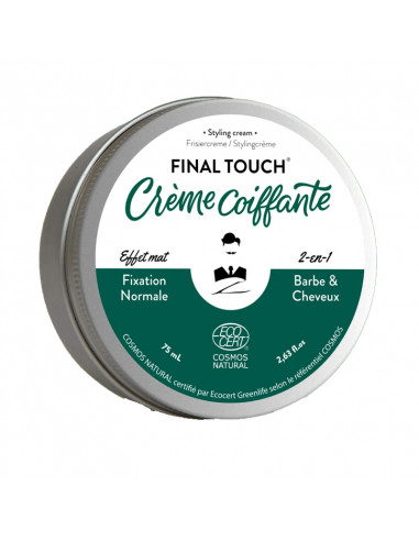 Monsieur Barbier Crème Coiffante Barbe Cheveux Homme. 75ml