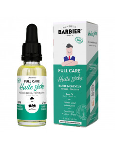 Monsieur Barbier Huile Sèche Barbe Cheveux. 30ml