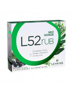 L52 Rub Nez Gorge. 20 gélules