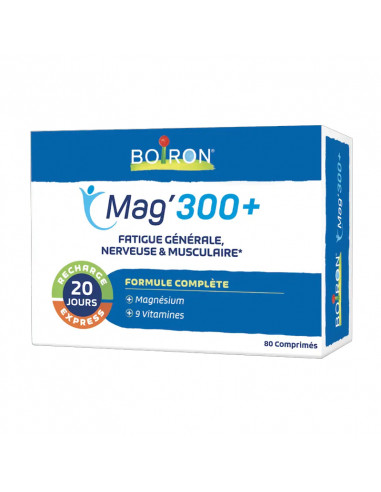 Boiron Mag'300+ 2x20 jours.160 comprimés