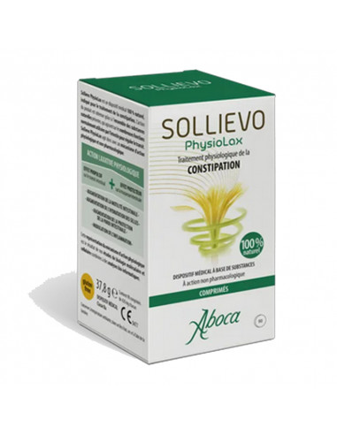 Aboca Sollievo Physiolax Constipation. 90 comprimés