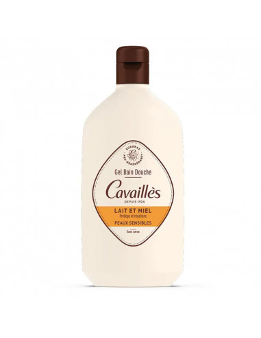 Cavaillès Lait et Miel Gel Bain Douche. 400ml