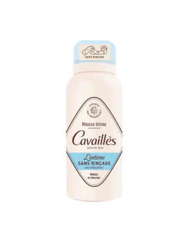 Cavaillès Mousse Intime Sans Rinçage Antibactérien. 100ml