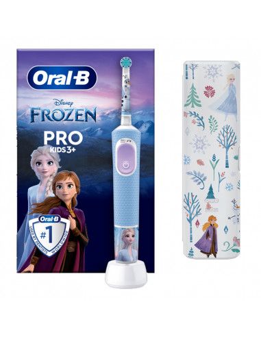 oral b brosse à dent électrique reine des neiges bleu ciel