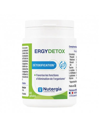 Nutergia Ergydetox.60 Gélules