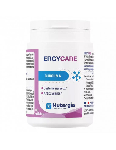 Nutergia Ergycare Curcuma.60 Gélules