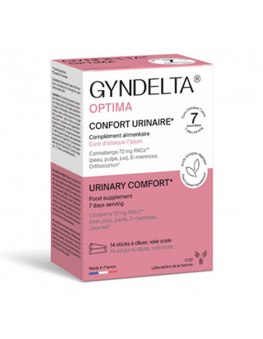 Gyndelta Optima Pdr à diluer. 14 Sticks de 3,2g