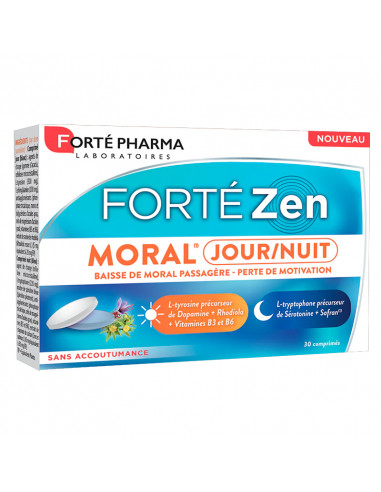 Forté Pharma Forté Zen Moral Jour Nuit. 30 comprimés