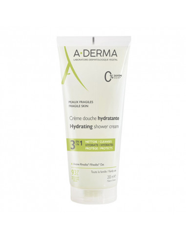 Aderma Crème de douche hydratante 3en1-200ml