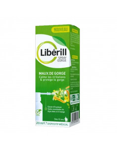 Libérill Spray gorge adulte enfant - dès 12ans. Flacon 20ml