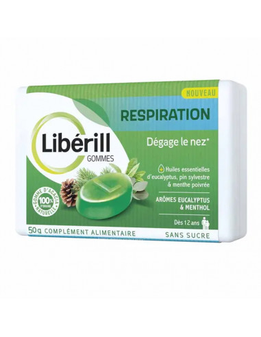 Libérill Gommes Respiration - dès 12 ans - 50g