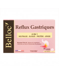 Belloc Reflux Gastriques. 20 comprimés à croquer