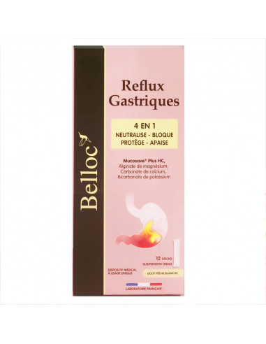 Belloc Reflux Gastriques. 12 sticks suspension orale